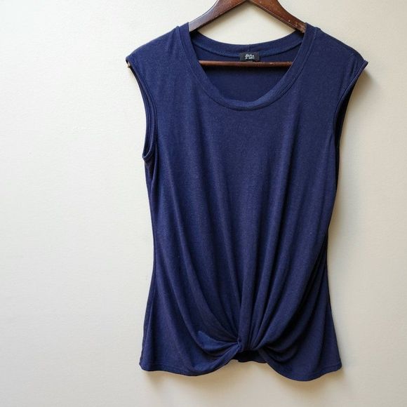 Storm Navy Blue Tank Top - Picture 1 of 3